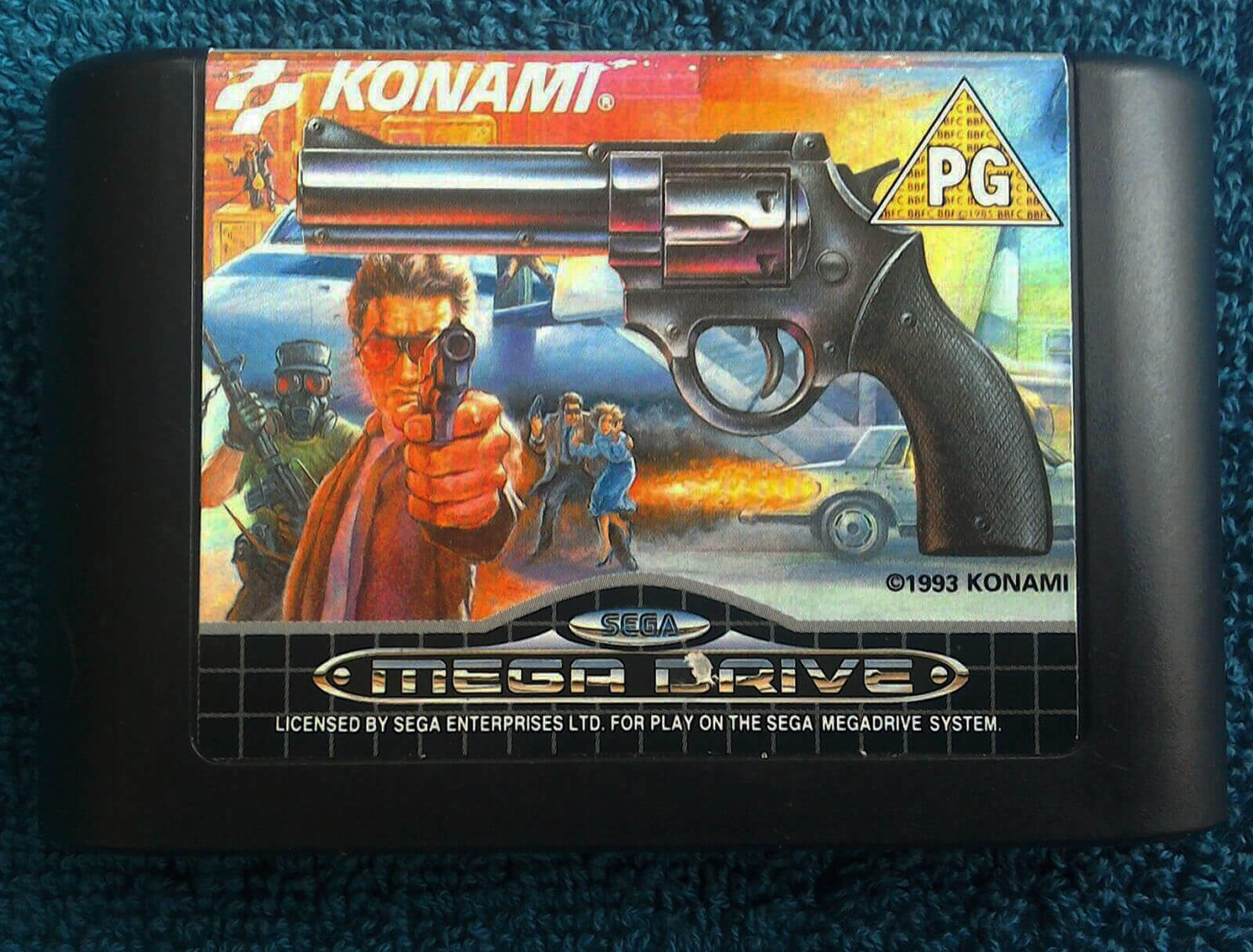 Лицензионный картридж Lethal Enforcers для Sega Mega Drive